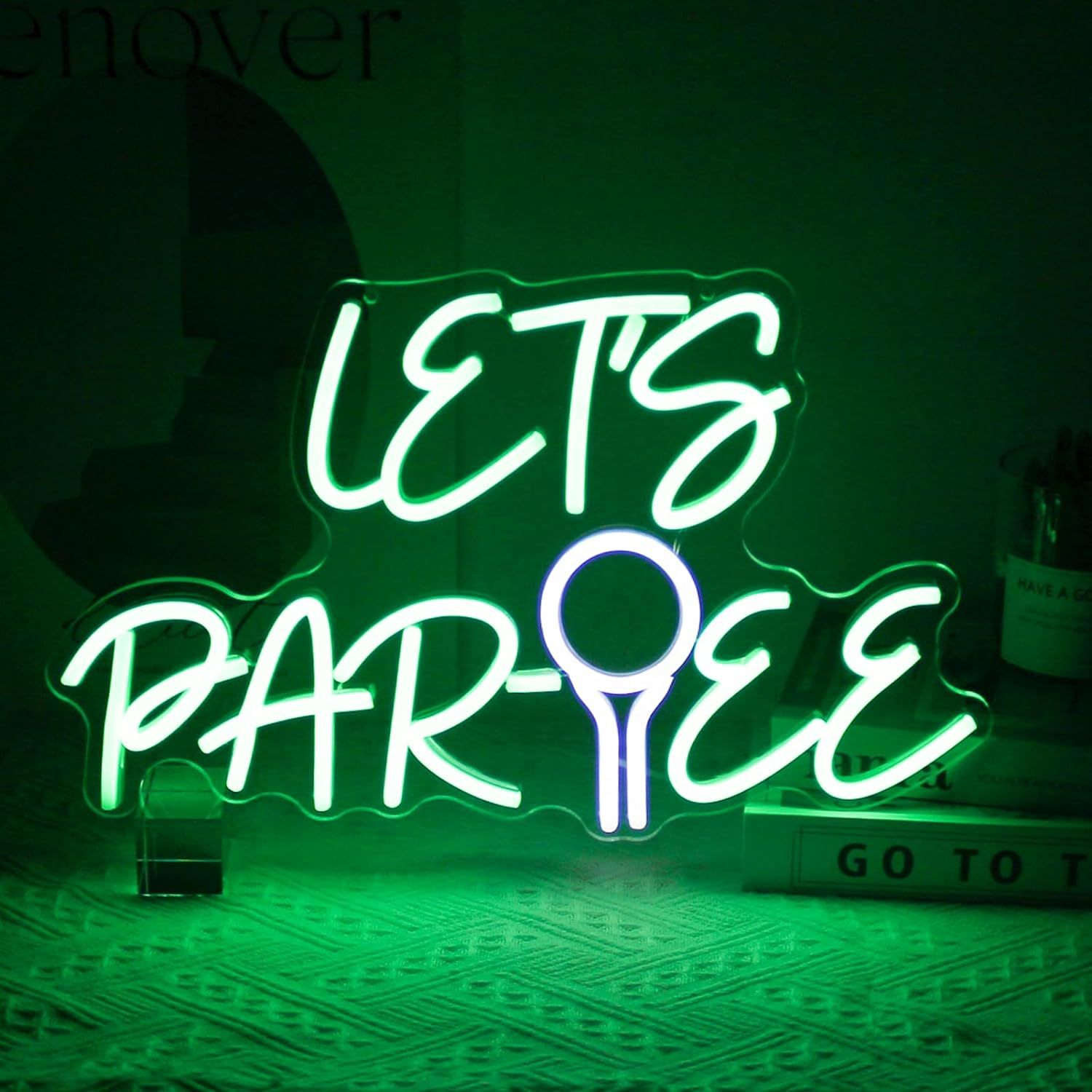 Party Games Golf - لافتة نيون LED من Lets Par
