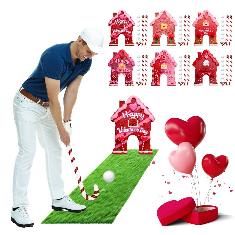 Party Games Golf - مجموعة ألعاب الجولف الزنجبيل لعيد الميلاد