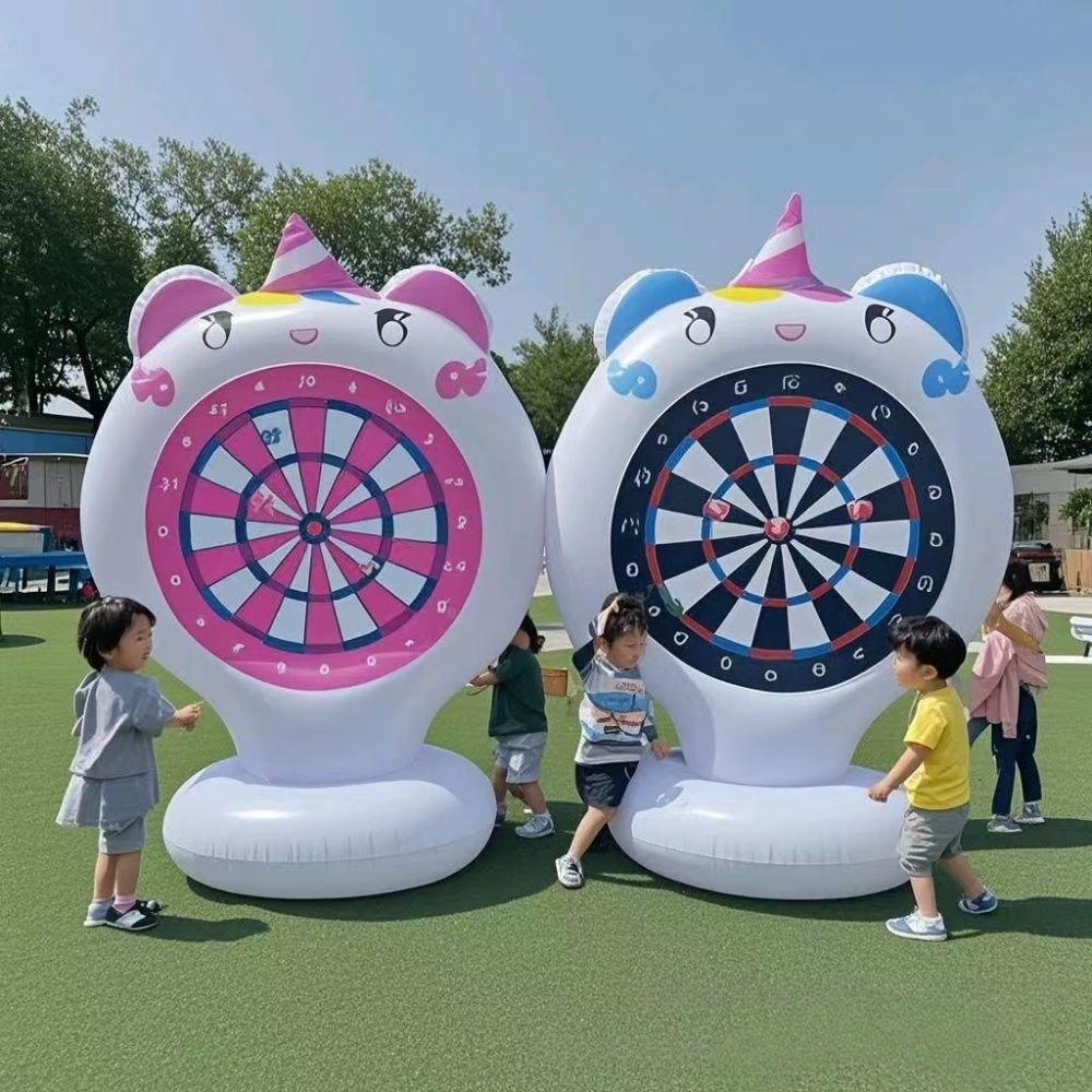 Party Games Kids Outdoor - نفخ يونيكورن رمي لعبة الهدف لزجة