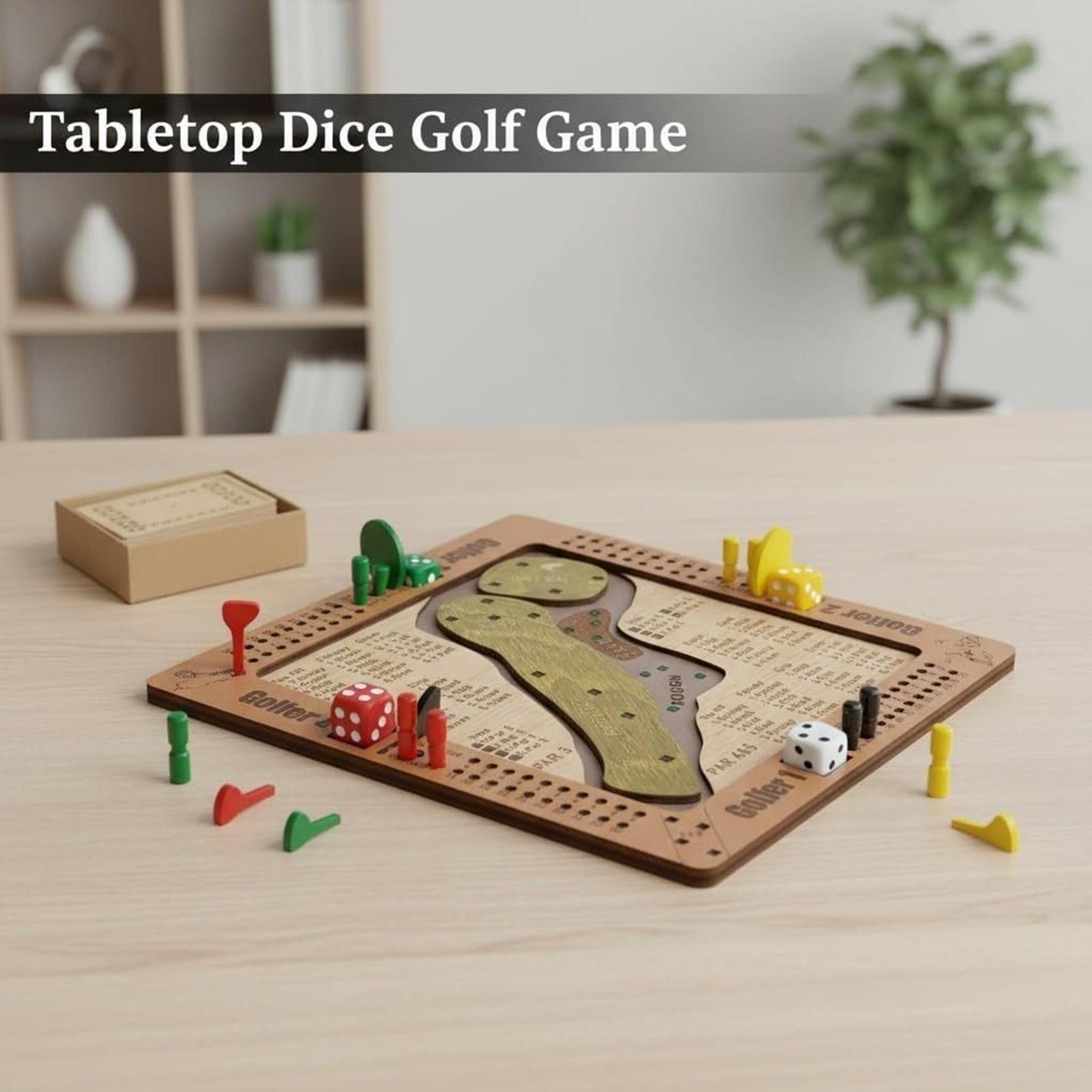 لعبة نرد الجولف الخشبية لعبة ا - مراجعة Party Games Golf وسعره