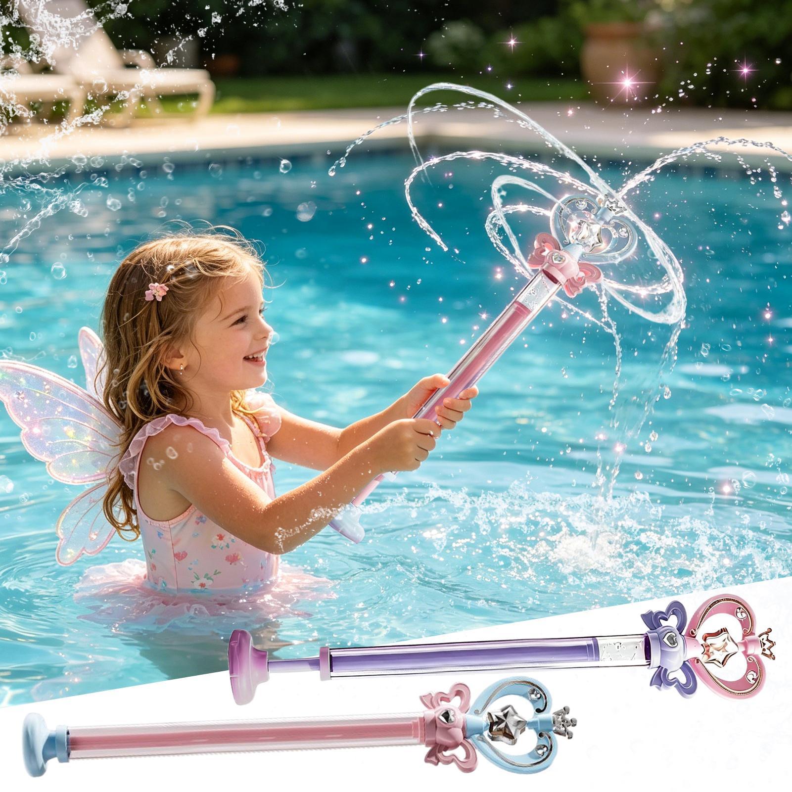 عصا رش الماء بتصميم ساحر قابلة - مراجعة Party Games Kids Outdoor وسعره