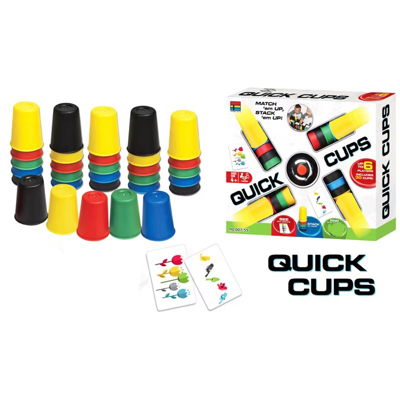 ألعاب لوحة الأكواب المكدسة، أل - مراجعة Quick Games Party وسعره