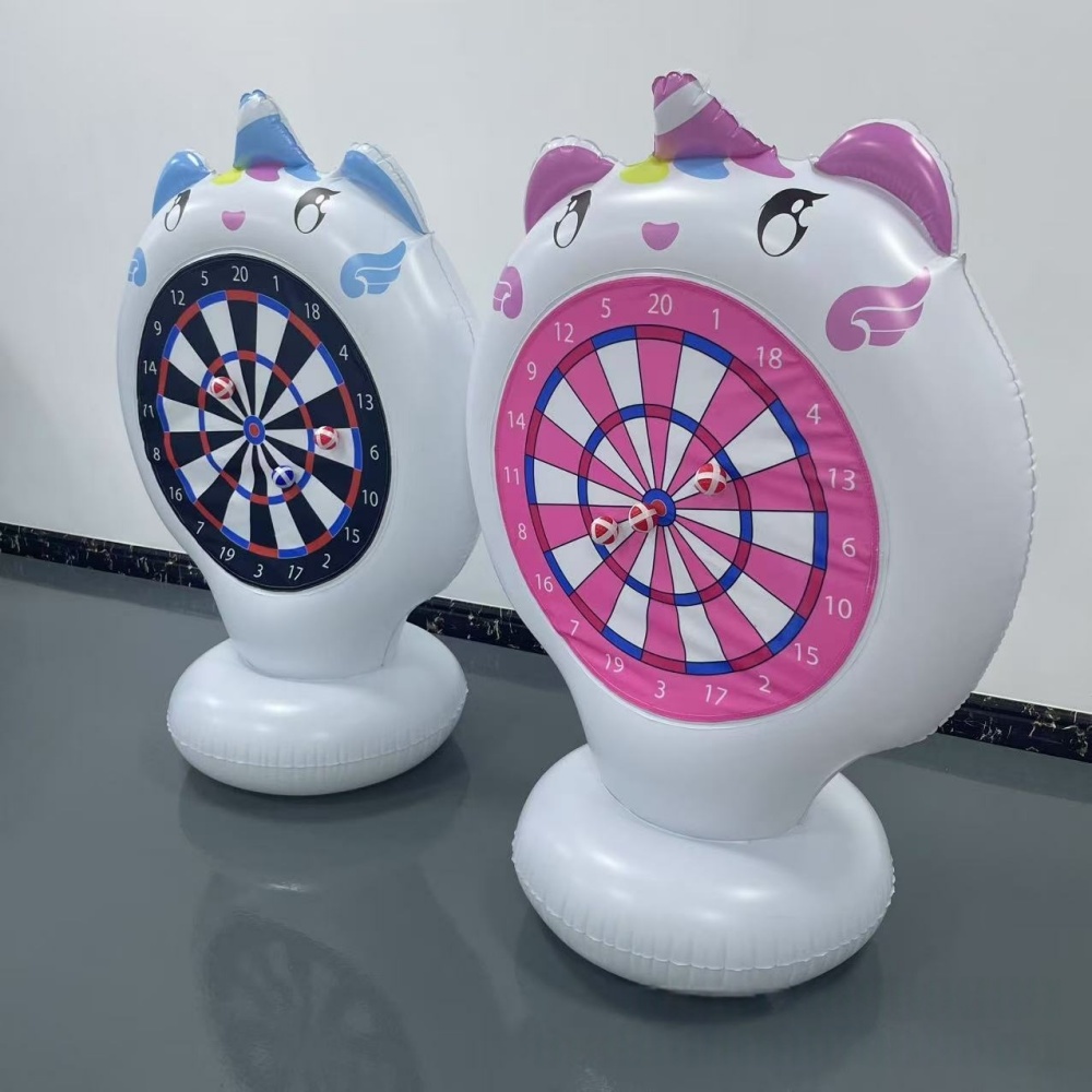 نفخ يونيكورن رمي لعبة الهدف لز - مراجعة Party Games Kids Outdoor وسعره