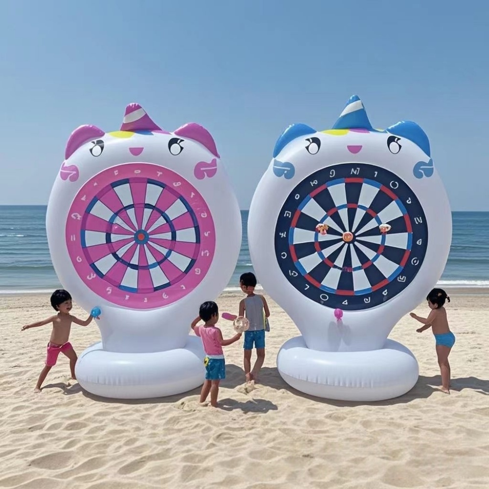 نفخ يونيكورن رمي لعبة الهدف لز - مراجعة Party Games Kids Outdoor وسعره