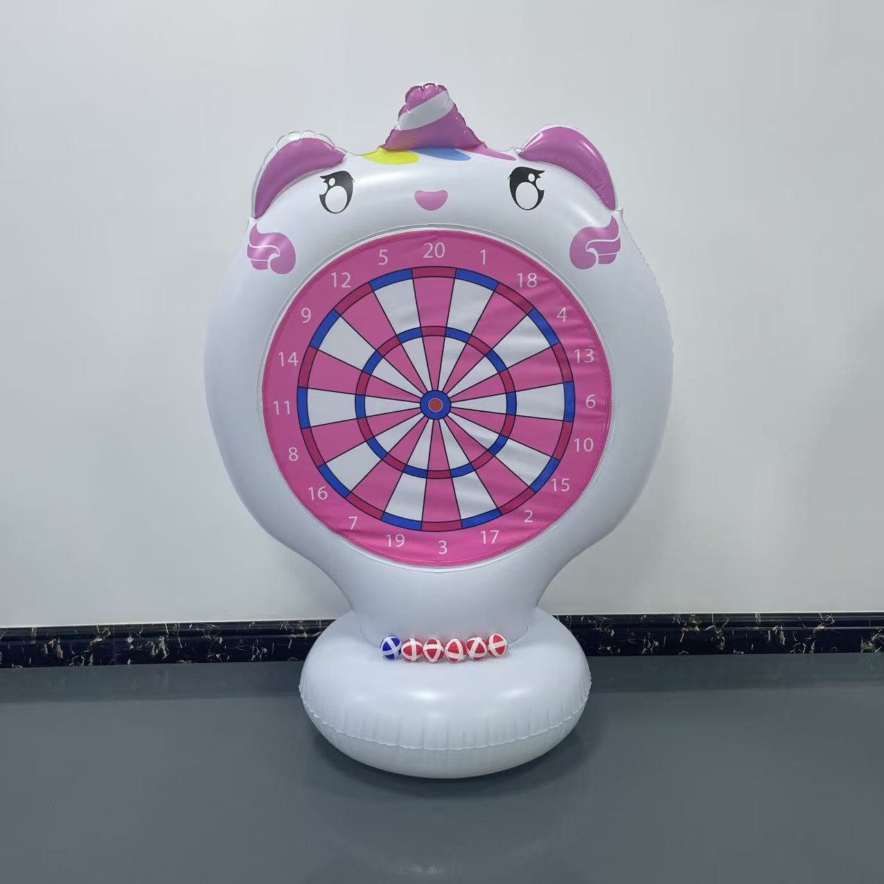 نفخ يونيكورن رمي لعبة الهدف لز - مراجعة Party Games Kids Outdoor وسعره